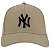 Boné New Era 9FORTY MLB A-Frame New York Yankees Hat Beige - Imagem 2