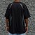 Camiseta Thug Nine Oversized Flames Black - Imagem 2