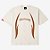 Camiseta Thug Nine Oversized Flames Off White - Imagem 1