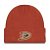 Gorro New Era Skull Knit NHL Anahein Ducks Beanie Orange - Imagem 1