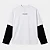 Camiseta Take-Off Layer V1 Longsleeve White Black - Imagem 1