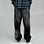 Calça Take-Off Movement Washed Black Loose Fit Jeans - Imagem 6