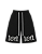 Bermuda Exclusiviist 1OF1 "Ghost Leather Field" Black - Imagem 1