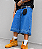 Bermuda RAPHA Jorts Washed Denim Jeans Blue - Imagem 3