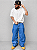 Calça RAPHA Pants Washed Denim Jeans Blue - Imagem 4