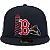 Boné New Era 59FIFTY MLB Boston Red Sox State Stitch Navy - Imagem 2