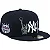 Boné New Era 59FIFTY MLB New York Yankees State Stitch Navy - Imagem 1