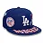Boné New Era 59FIFTY MLB Los Angeles Dodgers All Over Royal Blue - Imagem 3