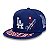 Boné New Era 59FIFTY MLB Los Angeles Dodgers All Over Royal Blue - Imagem 1