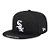 Boné New Era 9FIFTY MLB Chicago White Sox Visor Hat Black - Imagem 1