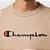 Camiseta Champion Logo Embroidery Script Dark Khaki - Imagem 2