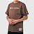 Camiseta Champion Logo Embroidery Script Chocolate Mousse - Imagem 1