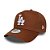 Boné New Era 9FORTY MLB A-Frame Los Angeles Dodgers League Essencial Brown - Imagem 1