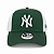Boné New Era 9FORTY MLB New York Yankees League Essencial Trucker Hat Green - Imagem 2