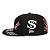 Boné New Era 59FIFTY MLB Chicago White Sox All Over Black - Imagem 4