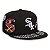 Boné New Era 59FIFTY MLB Chicago White Sox All Over Black - Imagem 3