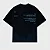 Camiseta Take-Off Faded Black/Blue Boxy Tee - Imagem 2