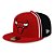Boné New Era 59FIFTY NBA Hardwood Classic Players Chicago Bulls Fitted Red - Imagem 1