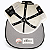 Boné New Era 9FORTY A-Frame MLB Chicago White Sox Chrome Off White - Imagem 4