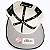 Boné New Era 9FORTY A-Frame MLB Detroit Tigers Chrome Off White - Imagem 4