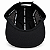 Boné Hocks 5 Panel Brisa Velcro Preto - Imagem 5