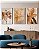 Quadro Decorativo Trio Flores Douradas de Outono - Imagem 6