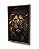 Quadro Decorativo Leão com Folhas Secas na Juba - Imagem 2