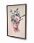 Quadro Decorativo Arte Colagem de Mulher com Buquê Sobre a Cabeça - Imagem 5