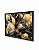 Quadro Decorativo Flores de Seda Dourada Desabrochando - Imagem 4