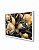 Quadro Decorativo Flores de Seda Dourada Desabrochando - Imagem 7