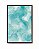 Quadro Decorativo Mármore Líquido Azul Turquesa em Textura Gold - Imagem 9