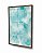 Quadro Decorativo Mármore Líquido Azul Turquesa em Textura Gold - Imagem 10