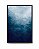 Quadro Decorativo Pintura Aquarela Abstrata Texturado em Cor Azul Marinho - Imagem 3
