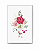 Quadro Decorativo Flores Ilustrativas Buquê Rosas - Imagem 3