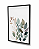 Quadro Decorativo Abstrato Folhas Estilo Aquarela em Paleta Neutra Suave - Imagem 8