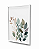 Quadro Decorativo Abstrato Folhas Estilo Aquarela em Paleta Neutra Suave - Imagem 3
