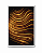 Quadro Decorativo Textura Black and Gold em Abstrato Ondular - Imagem 6