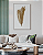 Quadro Decorativo Folha de Palmeira Gold Design Luxo - Imagem 1