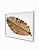 Quadro Decorativo Folha tropical Dourada Design Abstrato Monstera - Imagem 5