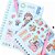 Caderno de Adesivos Cute Girl Com Pinça 15 Folhas - Imagem 2