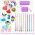 Kit Studies Kawaii Caderno de Disco 34 itens Tamanho G - Imagem 6