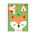 Caderno Universitário Cute Animals Fox 80 Folhas Jandaia - Imagem 1