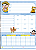 Caderno Universtiário 1 Matéria 80 Folhas Chico Bento Mosaico - Imagem 4