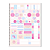 Caderno Universitário 80 Folhas Billy Balls Fundo Rosa - Imagem 3