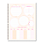 Caderno Universitário 80 Folhas Billy Balls Fundo Rosa - Imagem 4