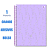 Caderno Universitário 80 Folhas Lavender Borboletas Ramos - Imagem 1