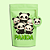 Combo Panda Lofi Kawaii Lembrancinha - Imagem 1