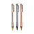 Caneta Click Sensations Metallic 0.7mm Prata Rosê e Dourada - Imagem 1