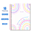 Caderno Universitário 10 Matérias 160 Folhas Arc-en-ciel Now Is The Time - Imagem 1