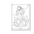 Caderno de Colorir Sereia Loly 8 Folhas - Imagem 2